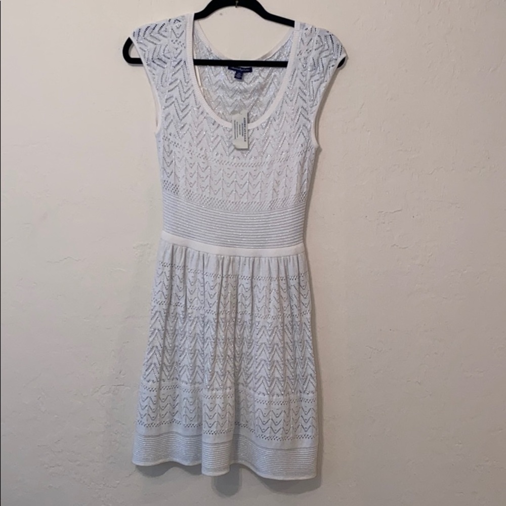 AE American Eagle off white knit dress